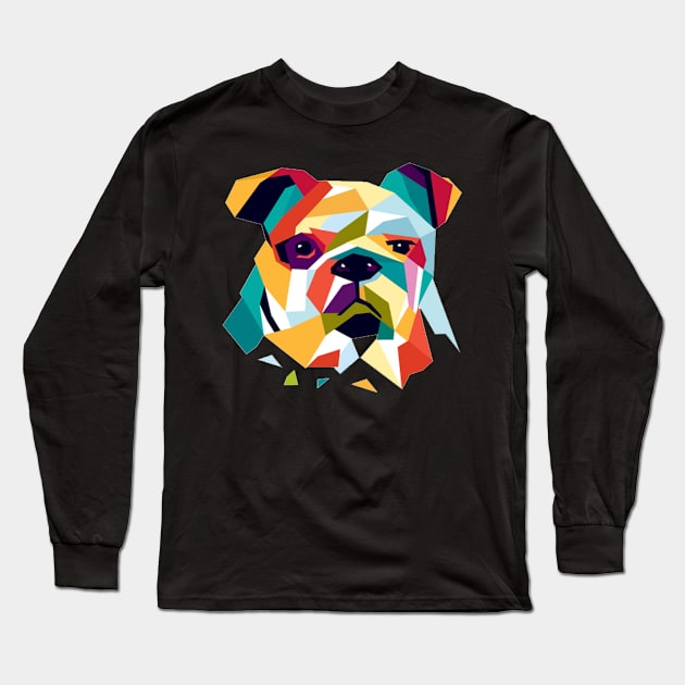 Bulldog Long Sleeve T-Shirt by Komlin